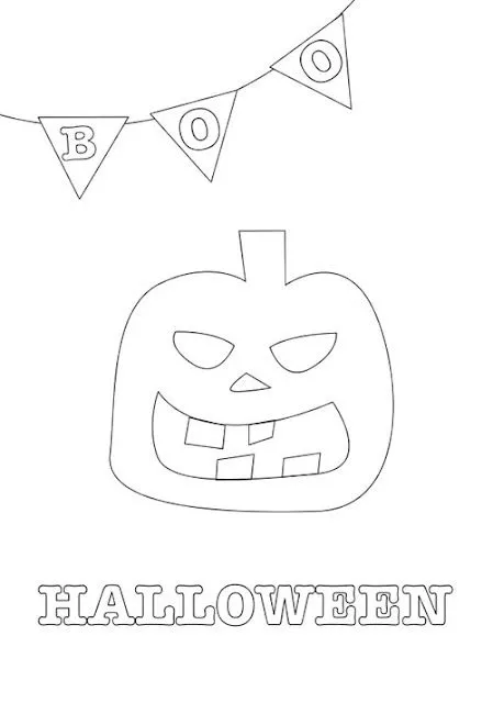 Dibujos para Colorear: Dibujos para colorear de Halloween