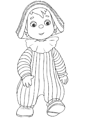 Dibujos para colorear: Dibujos para colorear - Muñeca de trapo