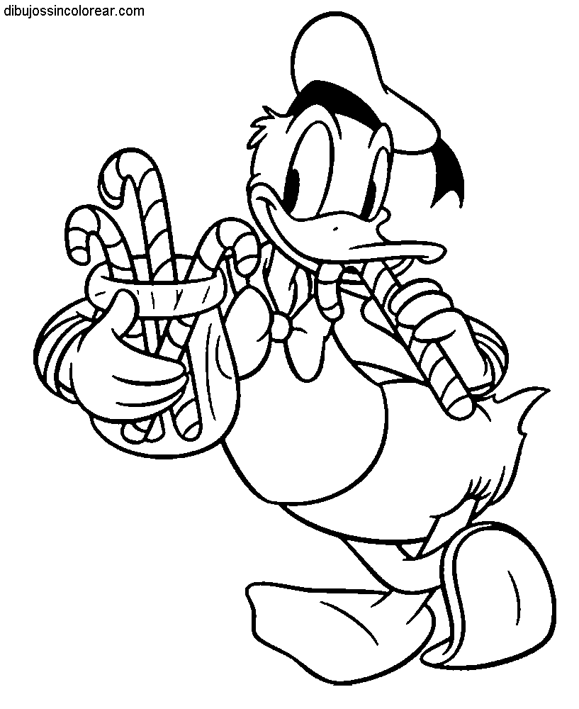 Dibujos Del Pato Donald Para Colorear Y Pintar De Disney