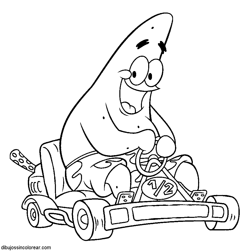 Dibujos Sin Colorear: Dibujos de Patricio Estrella (Bob Esponja ...