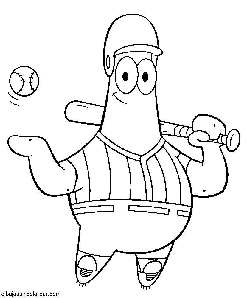 Dibujos Sin Colorear: Dibujos de Patricio Estrella (Bob Esponja ...