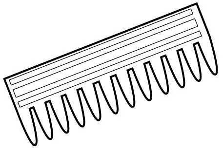 Dibujos para colorear: Dibujos de peines para colorear