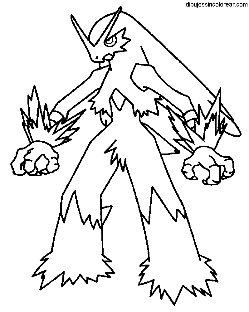 Dibujos Sin Colorear: Dibujos de Pokemon (parte 1) para Colorear