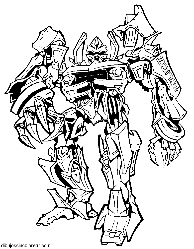 Dibujos Sin Colorear: Dibujos de Transformers para Colorear