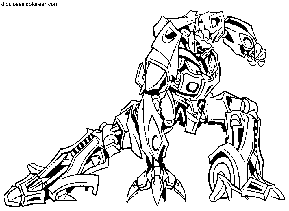 Dibujos Sin Colorear: Dibujos de Transformers para Colorear