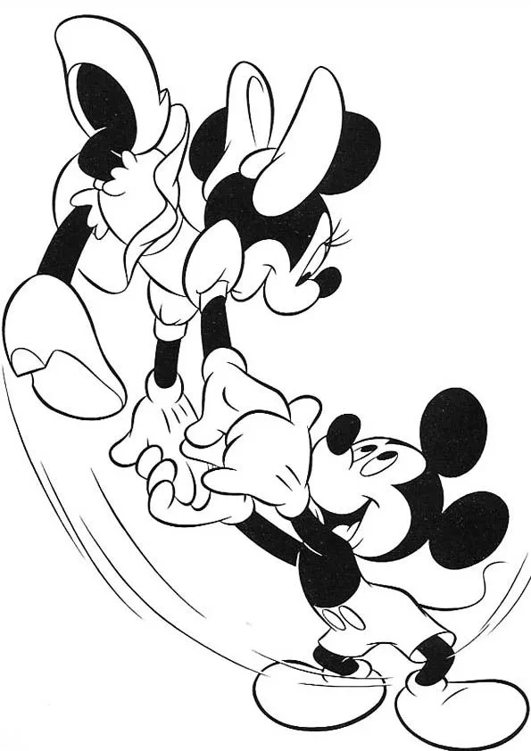 Dibujos para colorear de Disney: Minnie Mouse