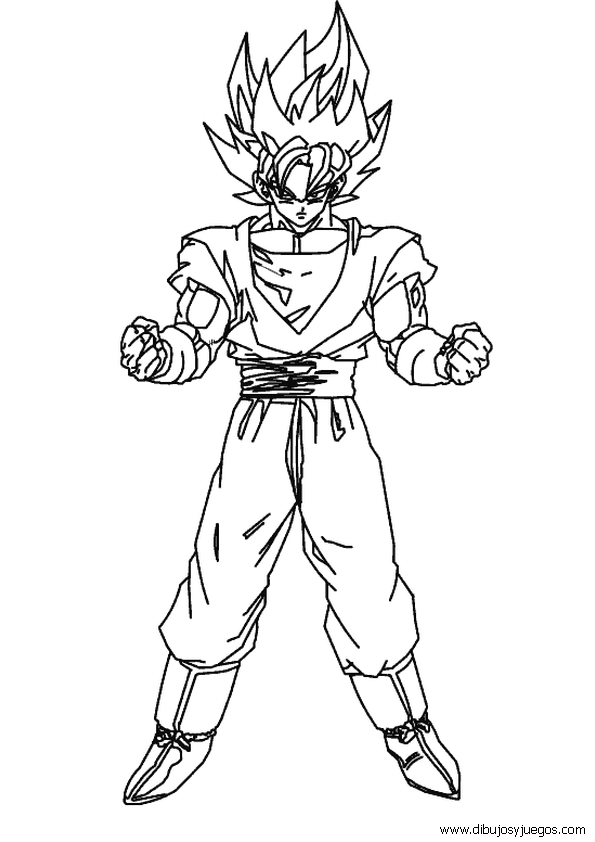 Dibujos Para Colorear De Dragon Ball Z 002gif Car Pictures