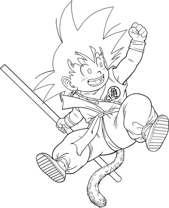 Dibujos para colorear de Dragon Ball Z