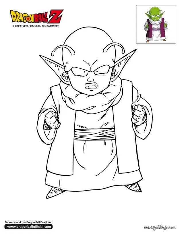 Dibujos para colorear DRAGON BALL Z, GOTRUNCS para imprimir