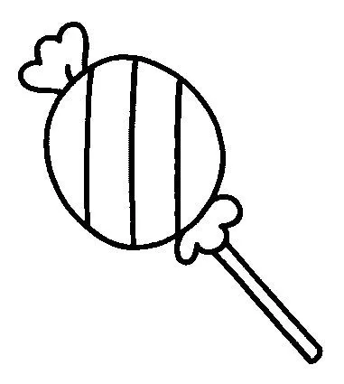 Dibujos para colorear de dulces y caramelos - Imagui
