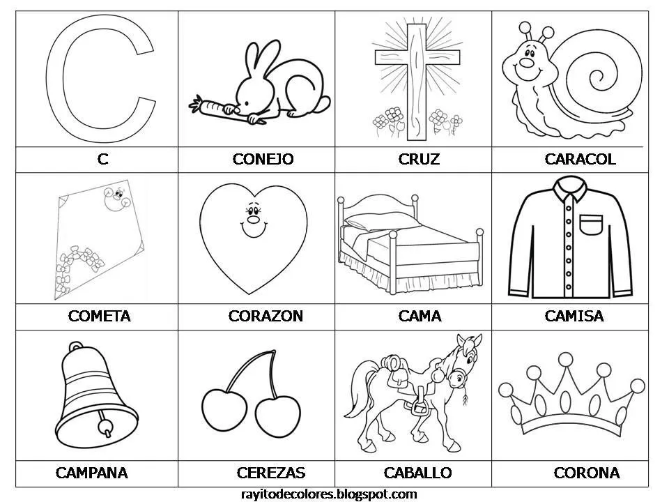 dibujos para colorear que empiecen con la letra ch - Buscar con ...