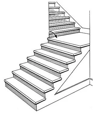 Escalones para colorear y pintar ~ 4 Dibujo