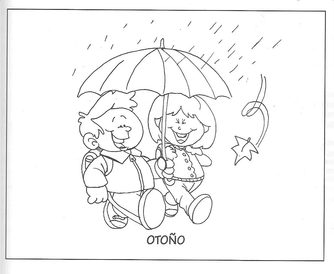 DIBUJOS PARA COLOREAR DE LAS 4 ESTACIONES DEL AÑO - Imagui