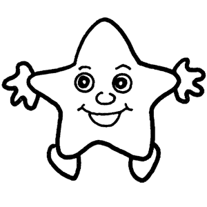 Dibujos para colorear de estrellas. Dibujos de estrellas para pintar