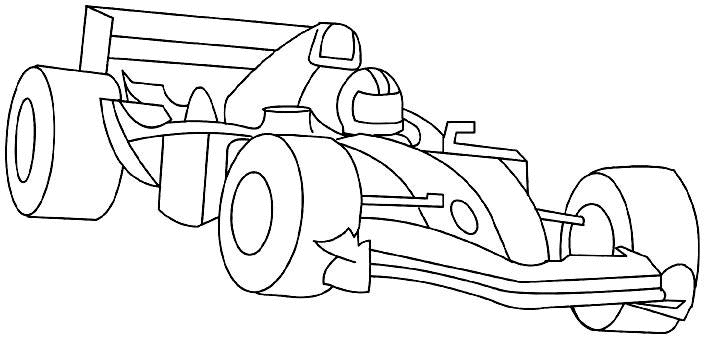 Dibujos para colorear de Fórmula 1, F1, Gran Premio, Plantillas ...