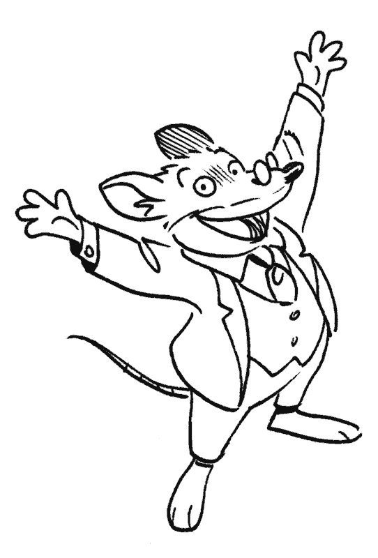 Dibujos para colorear de Geronimo Stilton