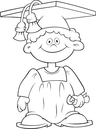 DIBUJOS PARA COLOREAR DE GRADUACION | infantil 2.0