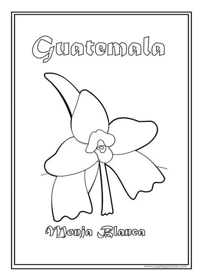 dibujos para colorear Guatemala - Colorear dibujos infantiles