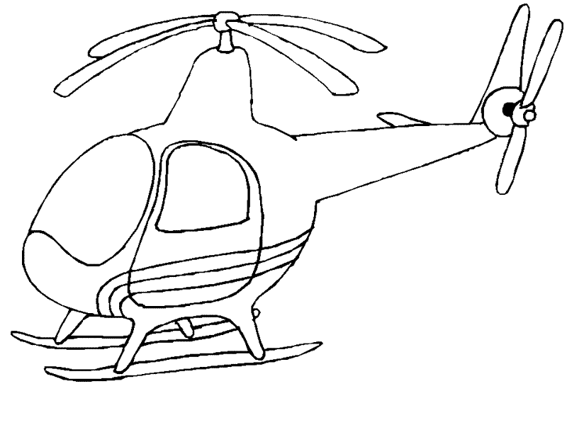 Dibujos para colorear de Helicopteros, Plantillas para colorear de ...