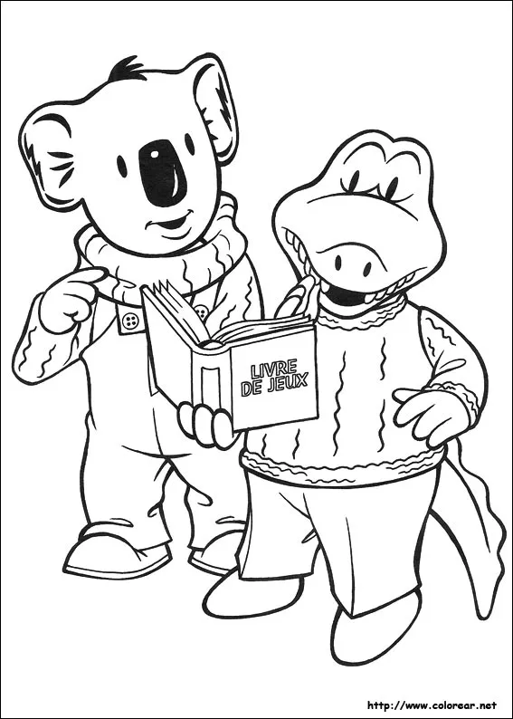 Dibujos para colorear de Los Hermanos Koala