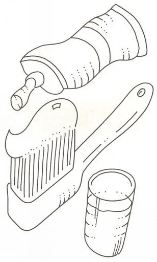 Higiene bucal para colorear - Imagui