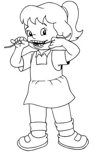 Dibujos sobre hábitos de higiene para colorear - Imagui