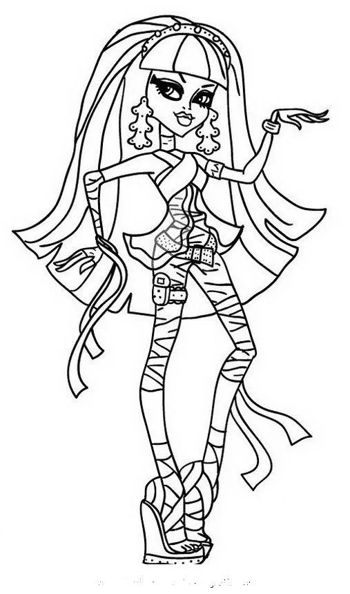 Dibujos para colorear e imprimir de monster high - Imagui