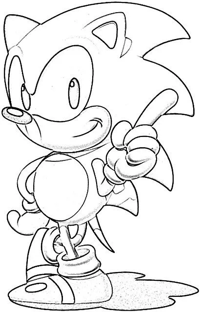 Colorear a sonic - Imagui