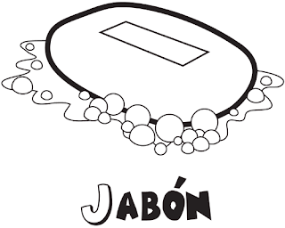 Jabón para colorear | Dibujos para Colorear Infantil