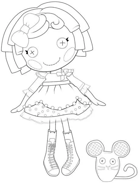 Dibujos para colorear de lalaloopsy - Imagui