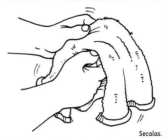 Dibujos para colorear del lavado de manos - Imagui