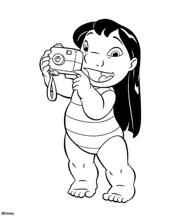 Dibujos para colorear de Lilo & Stitch, Plantillas para colorear ...