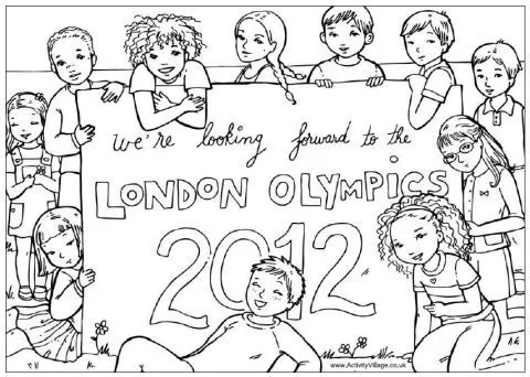 Dibujos para colorear de Londres 2012 - Guía de MANUALIDADES