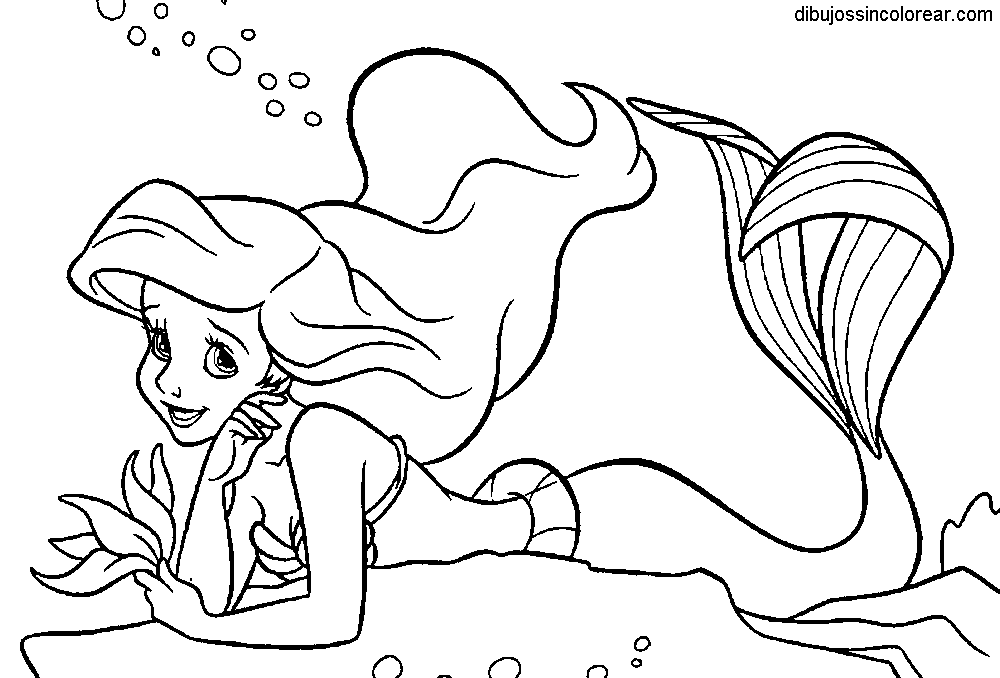 Dibujos para colorear. Maestra de Infantil y Primaria.: Ariel. La ...