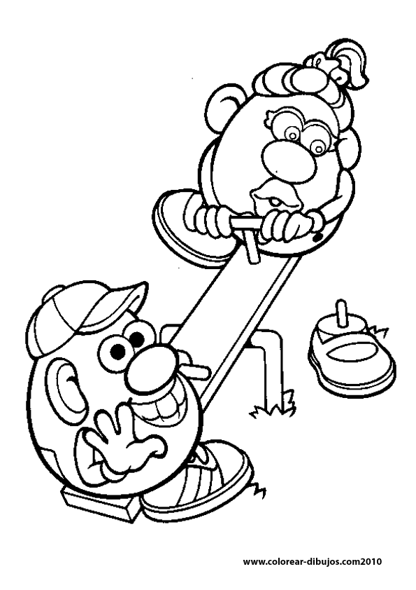 Dibujos para colorear. Maestra de Infantil y Primaria.: Mr Potato ...