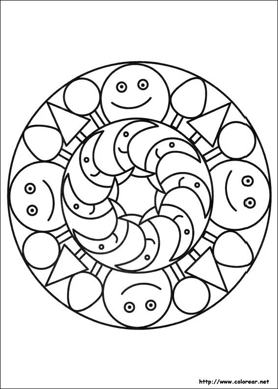 Dibujos para colorear de Mandalas