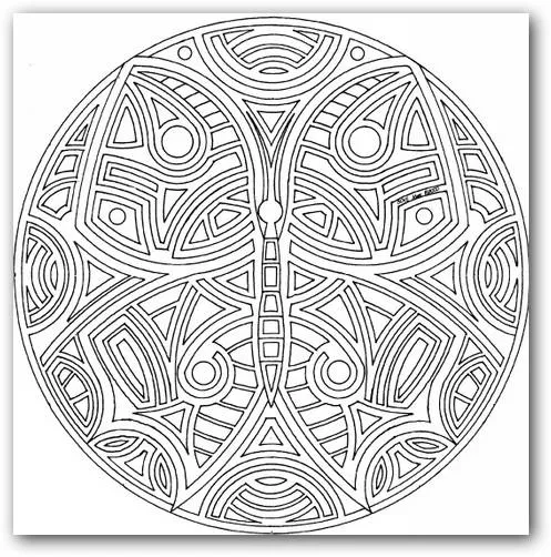 Dibujos para colorear mandalas con animales | Dibujos para Colorear