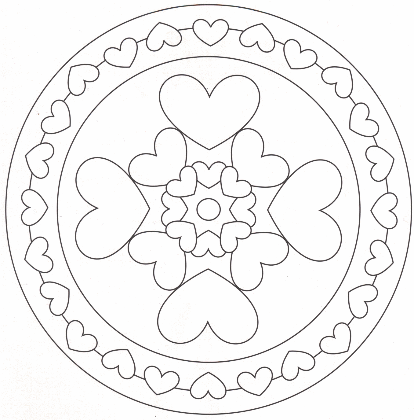 Dibujos para colorear de Mandalas, Plantillas para colorear de ...