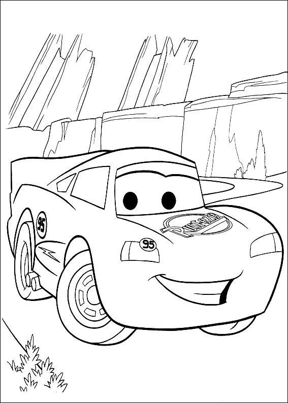 Dibujos para Colorear y Manualidades: Cars para colorear