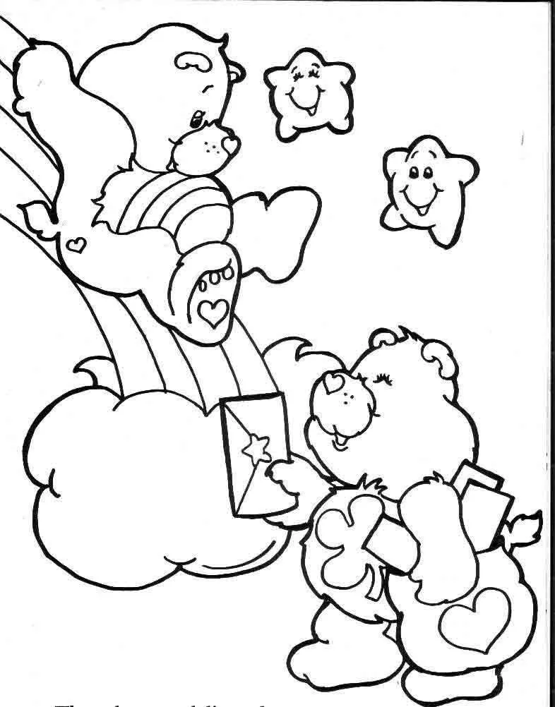 Dibujos para Colorear y Manualidades: Osos amorosos para colorear