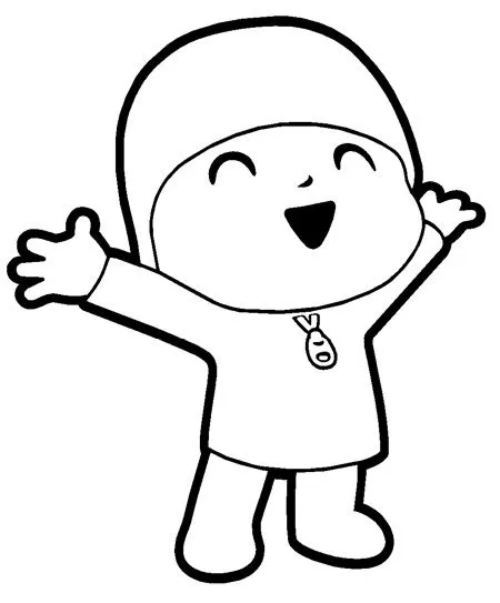 Dibujos Para Colorear: Colorea A Pocoyo