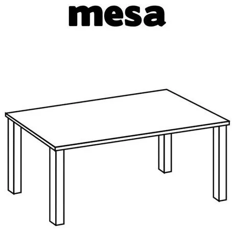 Dibujos de mesa para colorear - Imagui