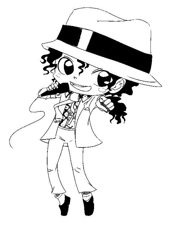 Dibujos para colorear Michael Jackson Dibujos para imprimir