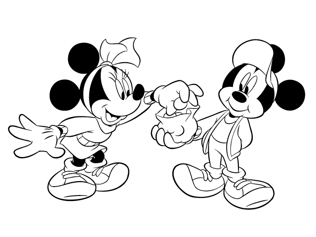 Dibujos para colorear de Minnie Mouse, Plantillas para colorear de ...