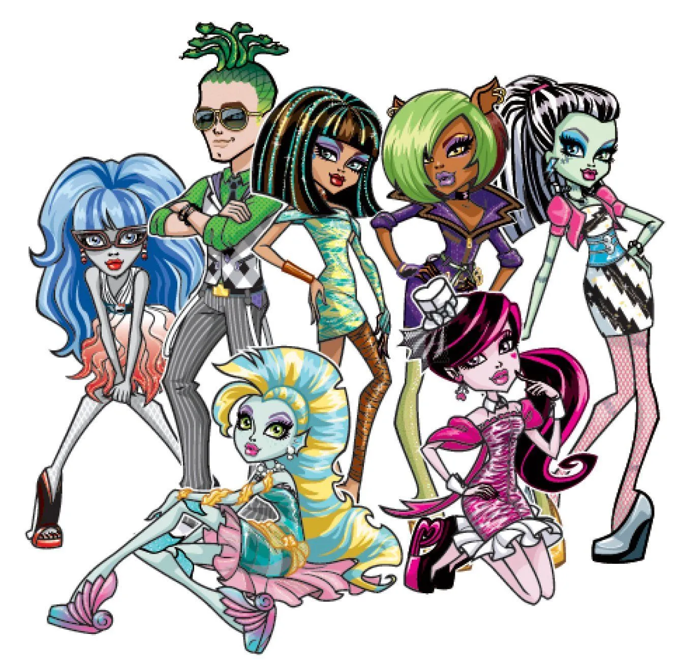 Dibujos Para Colorear De Monster High De Bebes La Nefera Y La Operetta ...