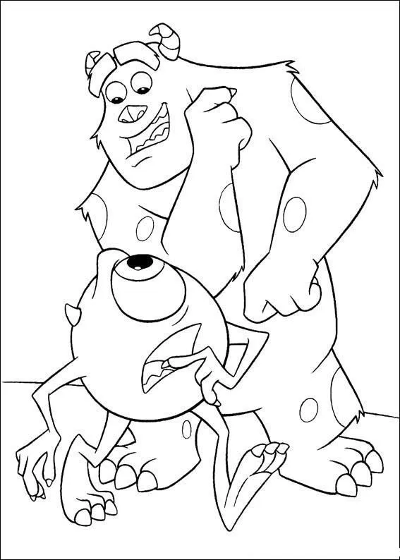 Monster inc 2 para colorear - Imagui