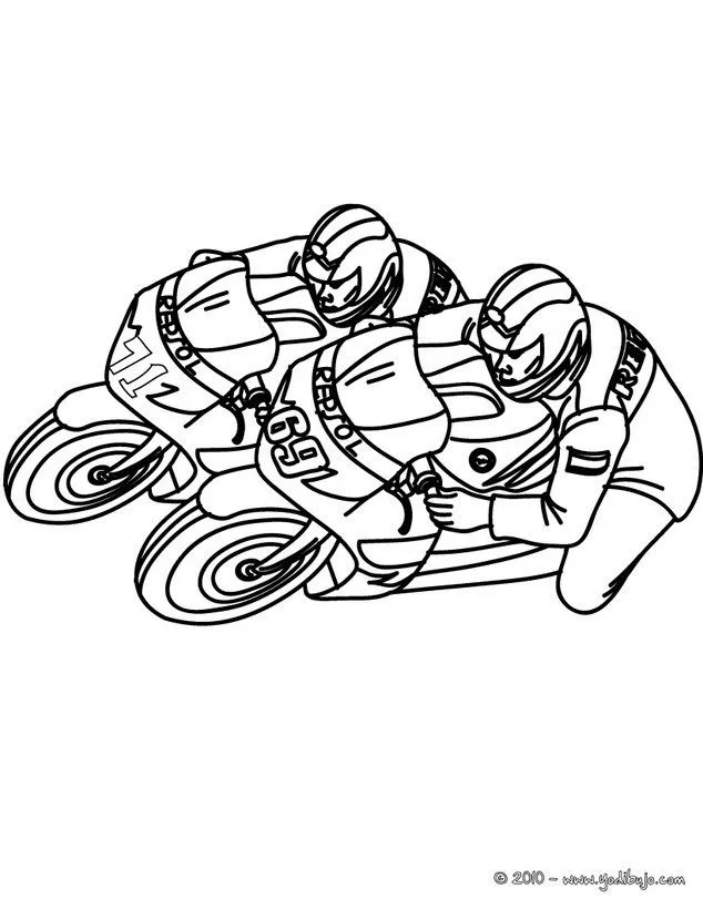 Pin Para Colorear Carrera De Moto Dibujo Motocross on Pinterest