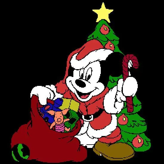 Dibujos para colorear de Navidad con Mickey - Dibujos de Navidad ...