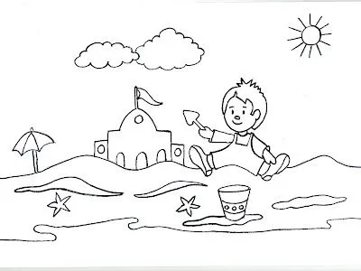 Dibujos para colorear para niños o infantiles, son láminas ...