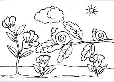 Dibujos para colorear para niños o infantiles, son láminas ...